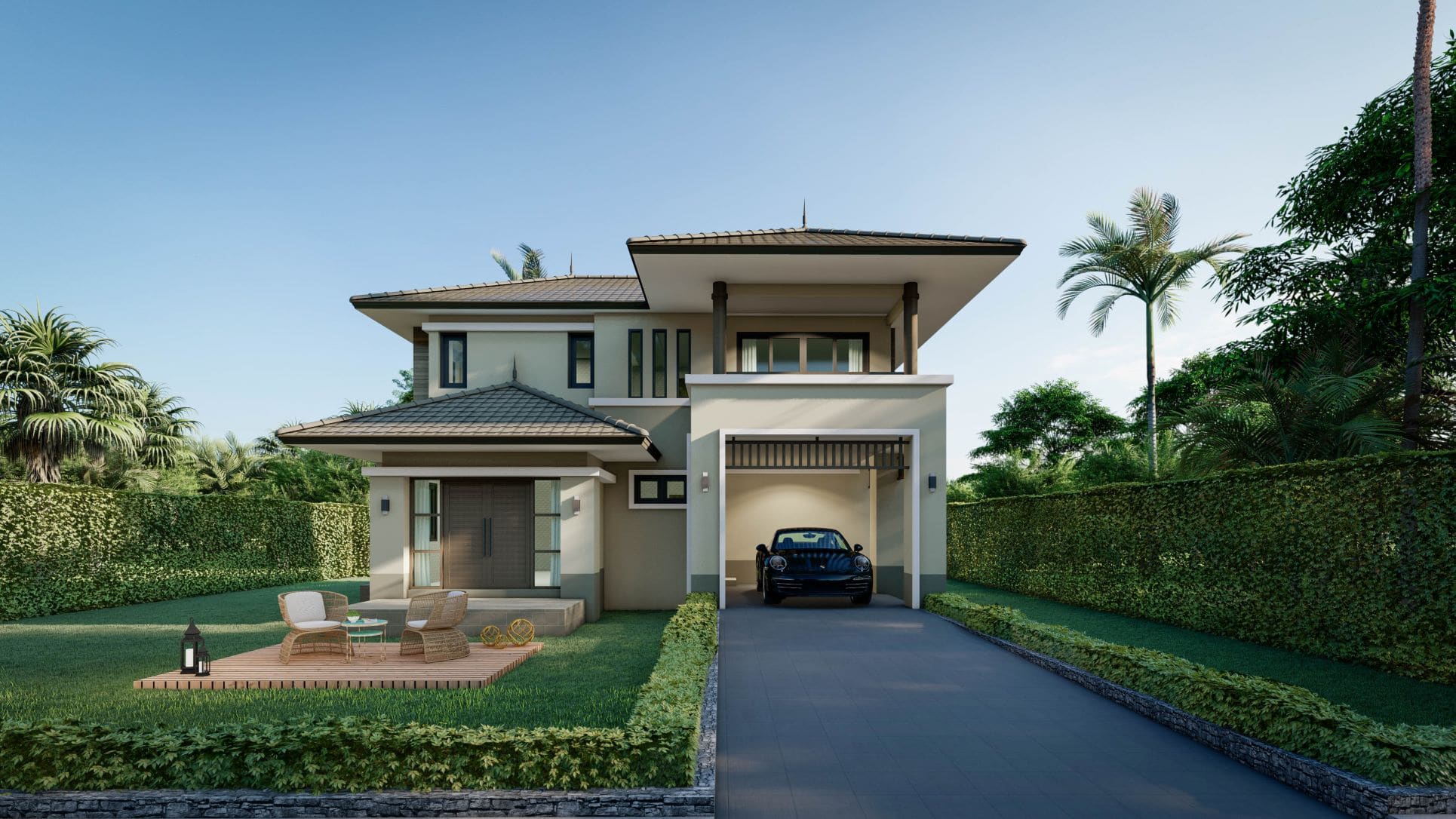 แบบบ้าน HSD – 12 Bali รับสร้างบ้าน Homesquare