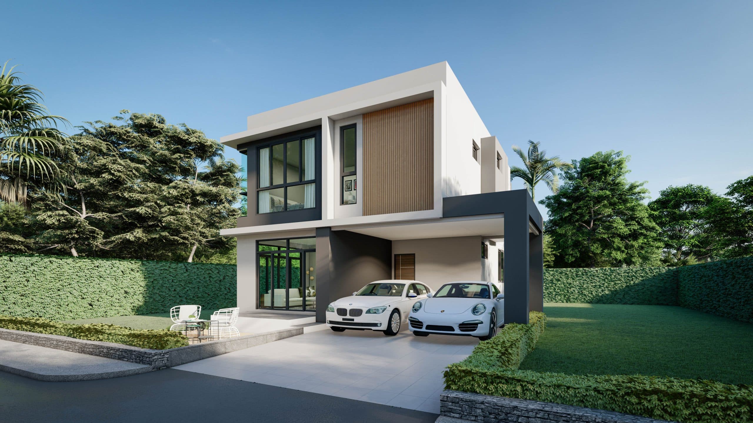 แบบบ้าน HSD – 14 Cube City รับสร้างบ้าน Homesquare
